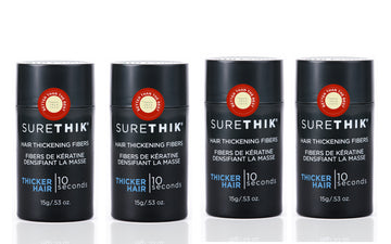 SureThik Hair Thickening Fibers 15g - Pack of 4